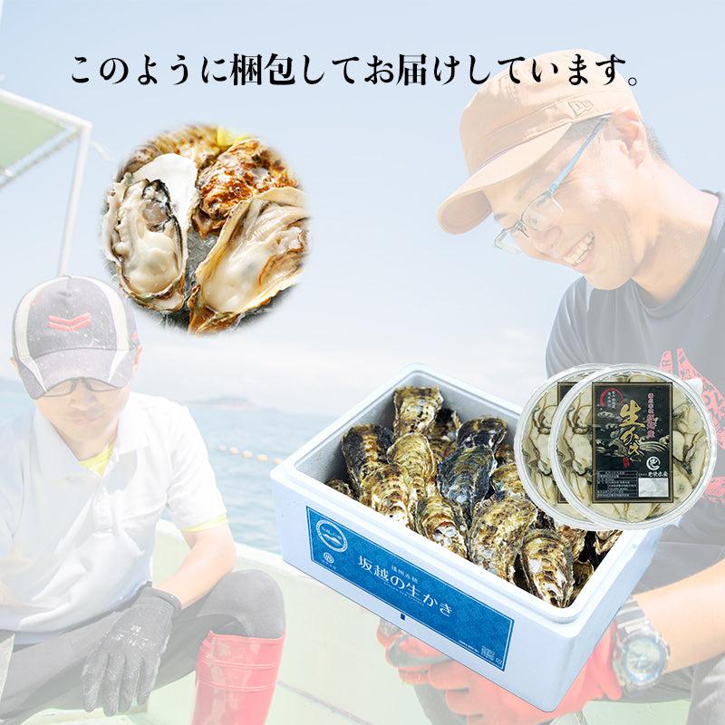 殻付き牡蠣５kgから６kg・むき身３００ｇ×２から３３０g×２に増量中★ - 光栄水産