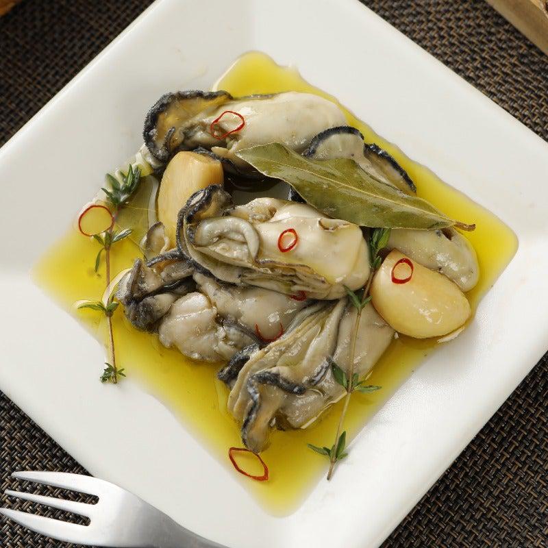 牡蠣のオリーブオイル漬け - 光栄水産